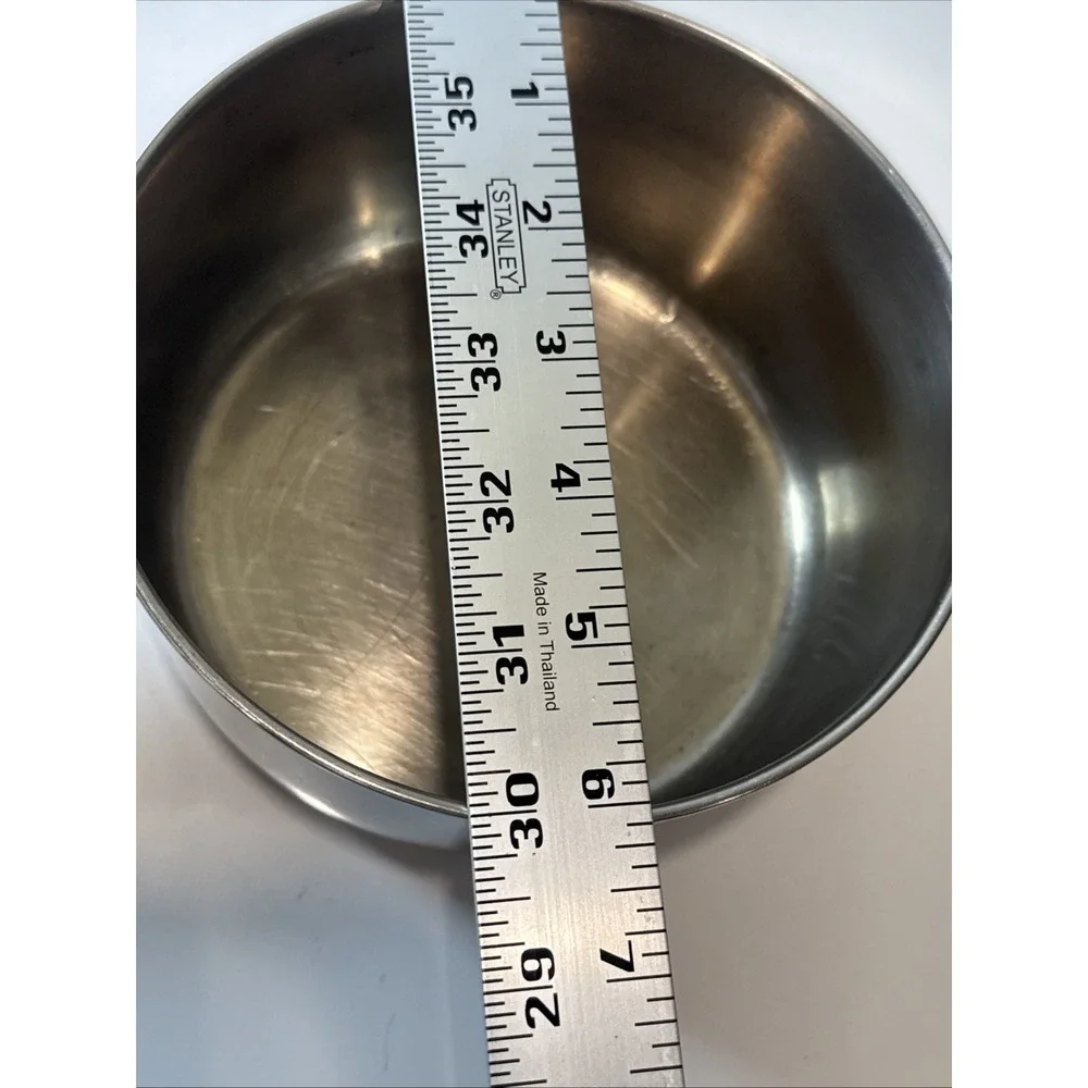 REVERE WARE Vintage 1801 Copper Clad Bottom 1.5  1-1/2 Qt Saucepan & Lid Clinton
